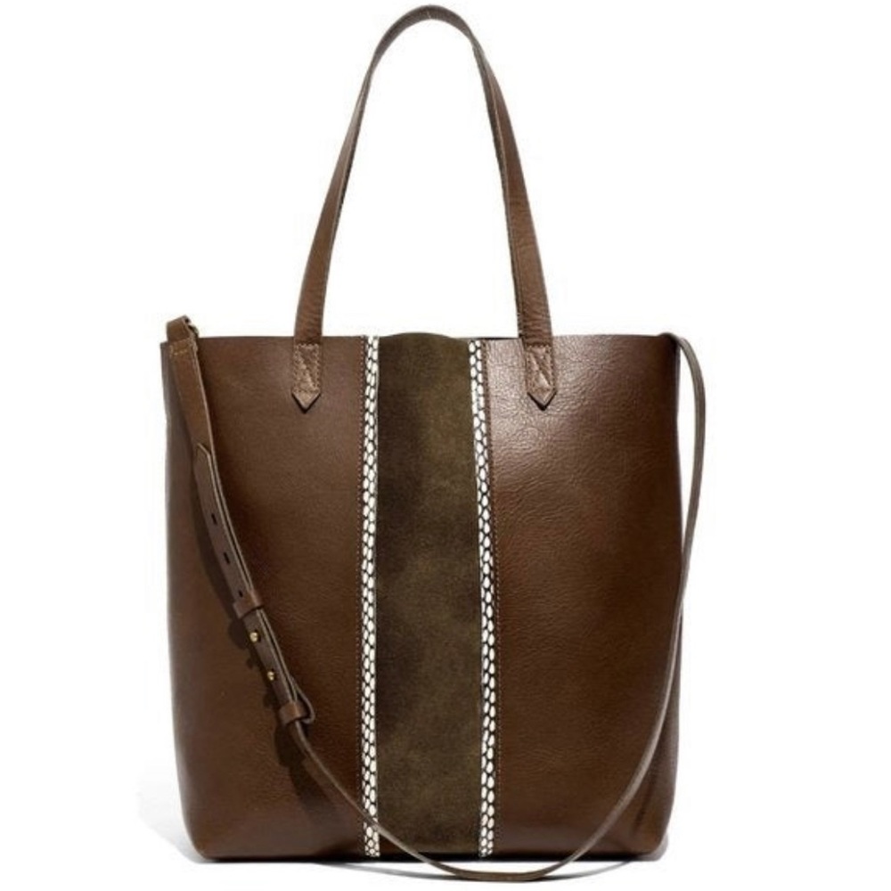 Madewell leather tote.  Color is olive.  NWT!